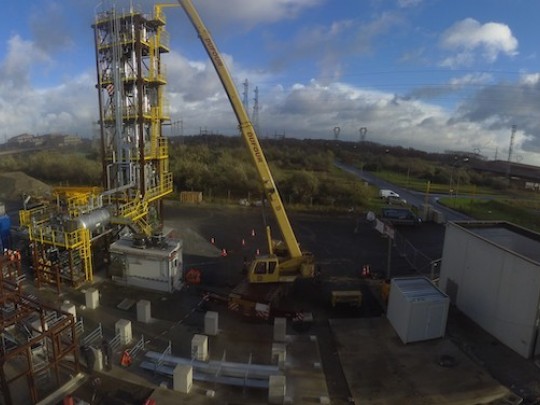 Le projet DMX visant à capter le CO2 associe une dizaine d'industriels, sur le site d'ArcelorMittal Dunkerque. Crédit ArcelorMittal France